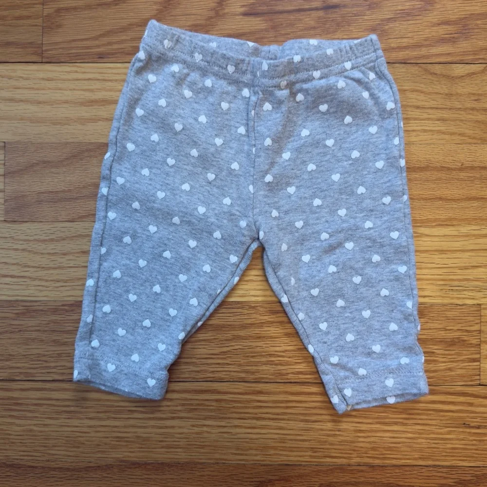3 for $12 GAP Denim 0-3 Baby Denim Jumper and Carters Polka Dot Pants